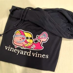 Vineyard Vines Lacrosse hooded long sleeve t-shirt